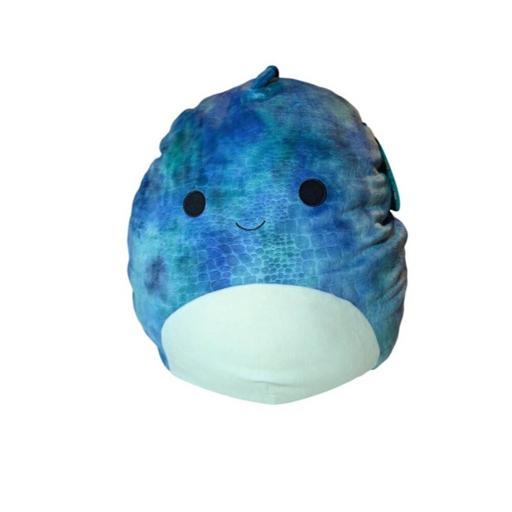 Squishmallows Damien the Dino 16" XL Kelly Toys 2019 Blue Plush New With Tags